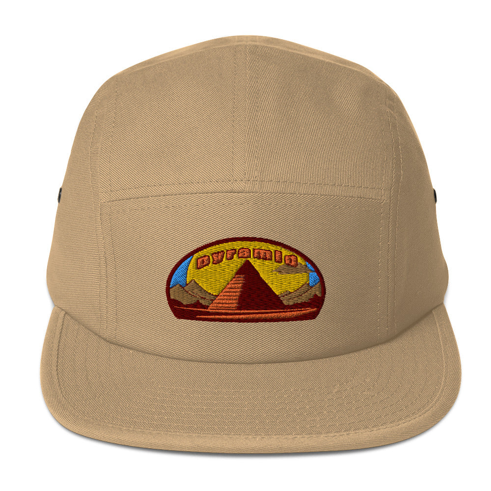 The pyramid in sunlight-Five Panel Cap