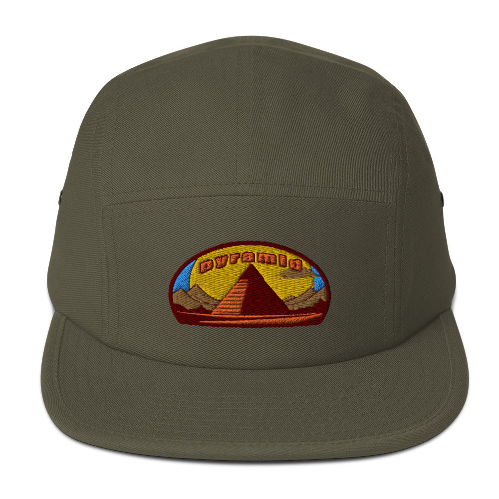 The pyramid in sunlight-Five Panel Cap