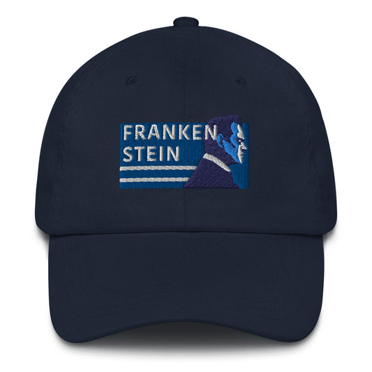 Blue Depressed Frankenstein-Dad hat