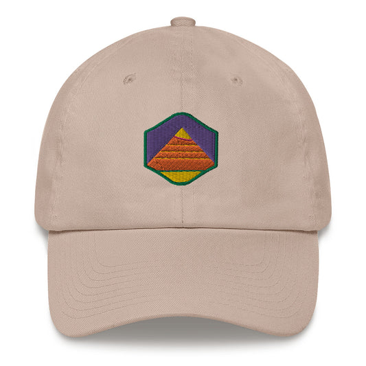 Colorful Egyptian Pyramids-Dad hat